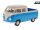 Modell 1:34, VW T1 Doppelkabine Pick Up blau creme (A880VTDCPNK)