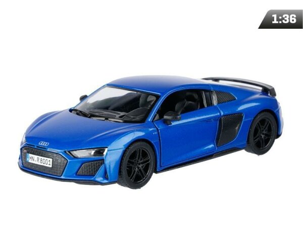 passend für kompatibel mit -  1:36, Kinsmart, Audi R8 Coupé (2020), blau (A746ARCNI)