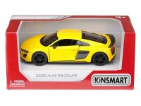 passend für kompatibel mit -  1:36, Kinsmart, Audi R8 Coupé (2020), gelb (A746ARCZT)