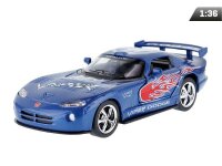 passend für kompatibel mit -  1:36, Kinsmart, Dodge Viper GTS-R, blau (A715DVNI)