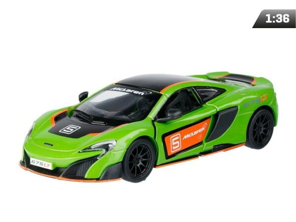 passend für kompatibel mit -  1:36, Kinsmart, McLaren 675LT, grün (A738MCLZI)