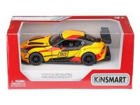 passend für kompatibel mit -  1:36, Kinsmart, Toyota GR Supra Racing Concept, gelb (A11755ZT)