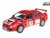 Modell 1:36, Mitsubishi Lancer Evolution VII WRC, rot