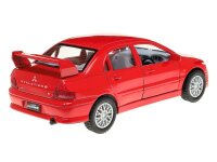 Modell 1:36, Mitsubishi Lancer Evolution VII, rot  (A11760C)