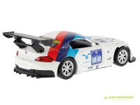 Modell 1:38 BMW Z4 GT3, weiß und blau