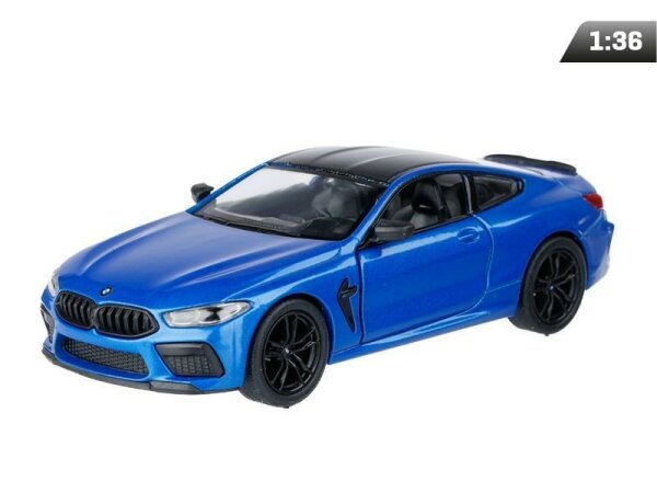 passend für kompatibel mit -  1:38, Kinsmart, BMW M8 Competition Coupé, blau