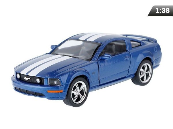 passend für kompatibel mit -  1:38, Kinsmart, FORD Mustang GT 2006, blau