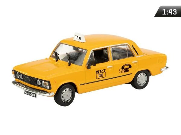 Modell 1:43, Fiat 125p "WPT", gelb