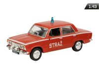 Modell 1:43, Fiat 125p Guard, rot