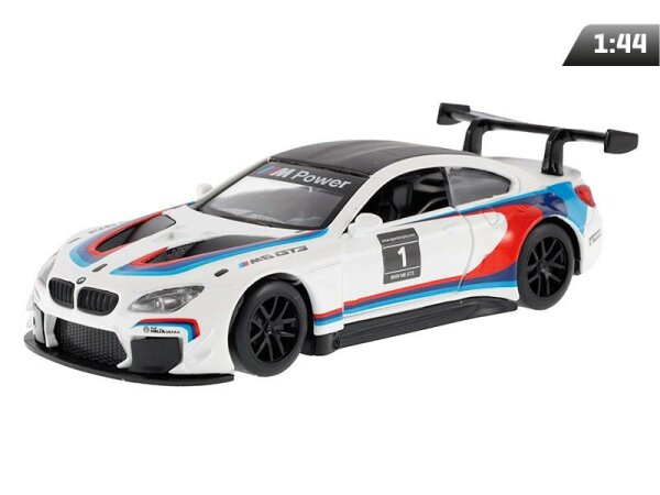 Modell 1:44 BMW M6 GT3, weiß