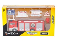 Modell 1:64, Feuerwehrauto RMZ City + Zubehör