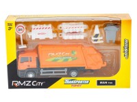 Modell 1:64, RMZ City MAN Müllwagen + Zubehör