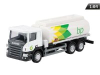 Modell 1:64, SCANIA P-Serie, BP zweiachsiger Tankwagen,...