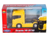 Modell 1:64, SCANIA V8 R730, Sattelzug, gelb (C00801SVCY)