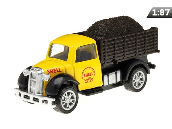 Modell 1:87-, Shell Oldtimer-Kohlelastwagen