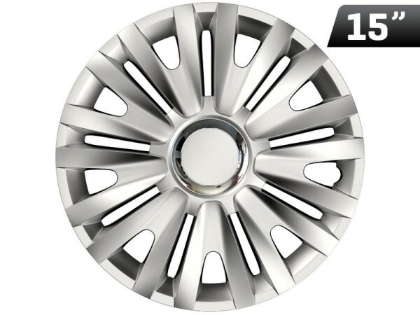 Royal RC Silber 15" Radkappe, 1 Stk