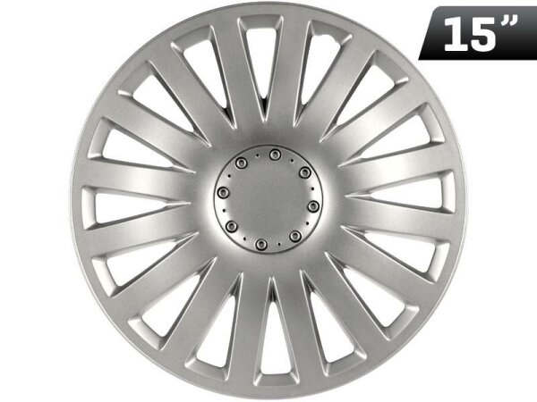 Smart Silber 15" Radkappe, 1 Stk