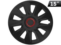 Stratos RR schwarz 15" Radkappe, 1 St.