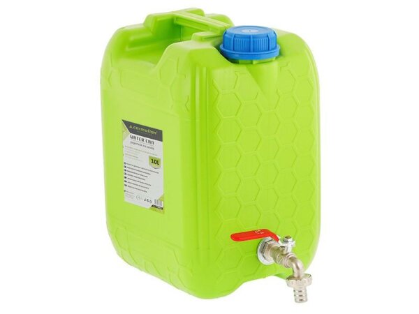 Wasserkanister mit langem Metallventil, 10 L