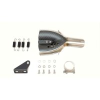 IXIL RC stainless steel black doubleexit rear muffler Honda CB 750 HORNET, 23- (RH12) (Euro 5)