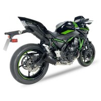 IXIL RB Komplettanlage black mit Kat, KAWASAKI Z 650/650 Ninja, 23-, (Euro5)