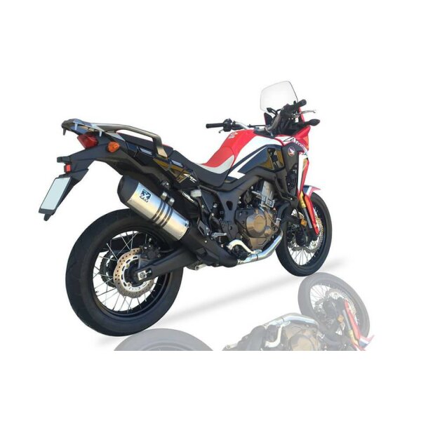 IXIL HEXOVAL XTREM Evolution rear silencer HONDA CRF 1000 L Africa Twin, 16- (Euro4)