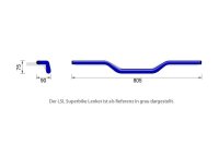 LSL X-Bar Alu-Lenker Cross Bar X00, 1 1/8 Zoll, silber