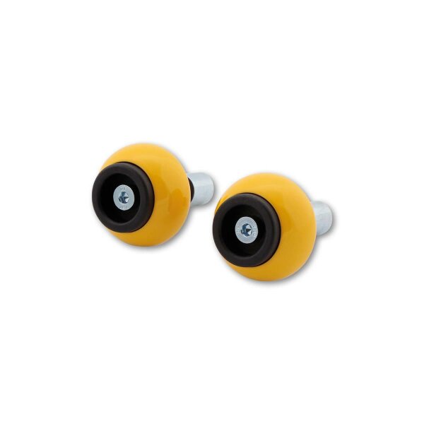 LSL Crash Ball Bar End Weights, yellow