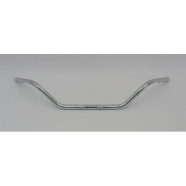 FEHLING Handlebar, half height and 86.5cm wide, 1 inch, w. notches, chrome