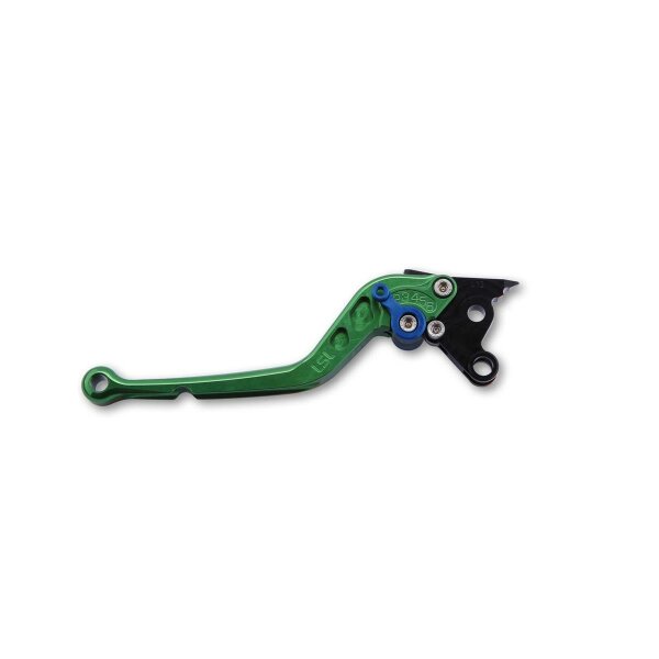 LSL Clutch lever Classic L02R, green/blue, long