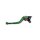 LSL Clutch lever Classic L02R, green/red, long