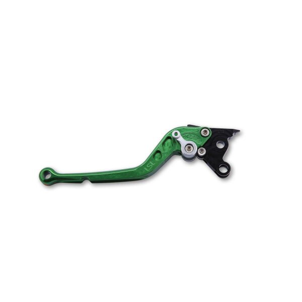 LSL Clutch lever Classic L02R, green/silver, long