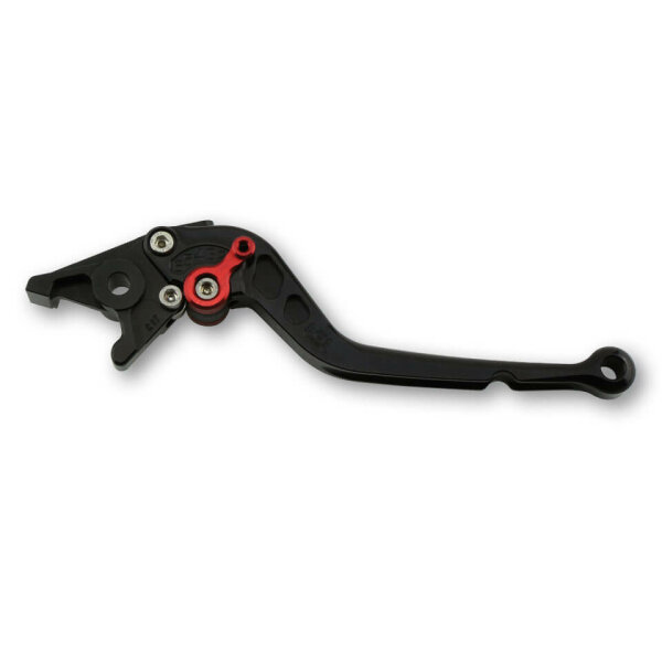 LSL Clutch lever Classic L02R, black/red, long