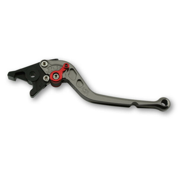 LSL Clutch lever Classic L04, anthracite/red, long