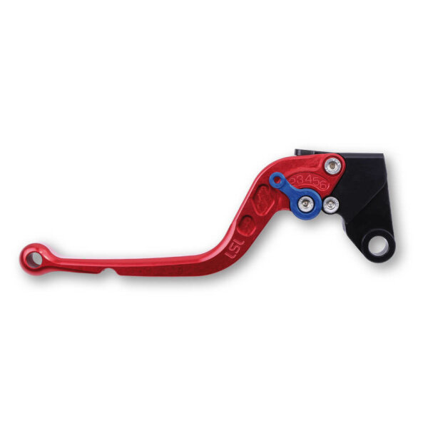 LSL Clutch lever Classic L04, red/blue, long