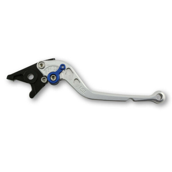 LSL Clutch lever Classic L04, silver/blue, long