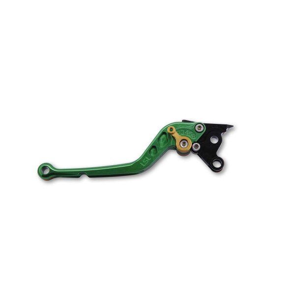 LSL Clutch lever Classic L05, green/gold, long