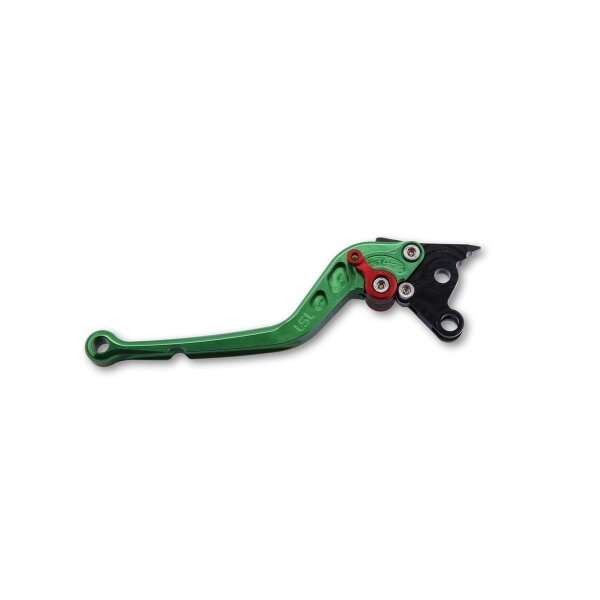 LSL Clutch lever Classic L05, green/red, long