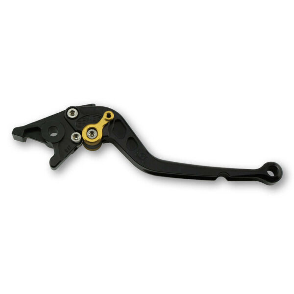 LSL Clutch lever Classic L07, black/gold, long