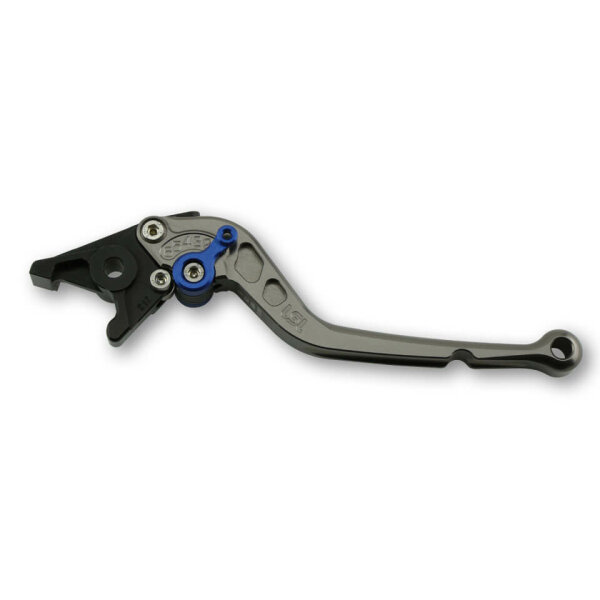 LSL Clutch lever Classic L08, anthracite/blue, long