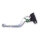 LSL Clutch lever Classic L39R, silver/green, long