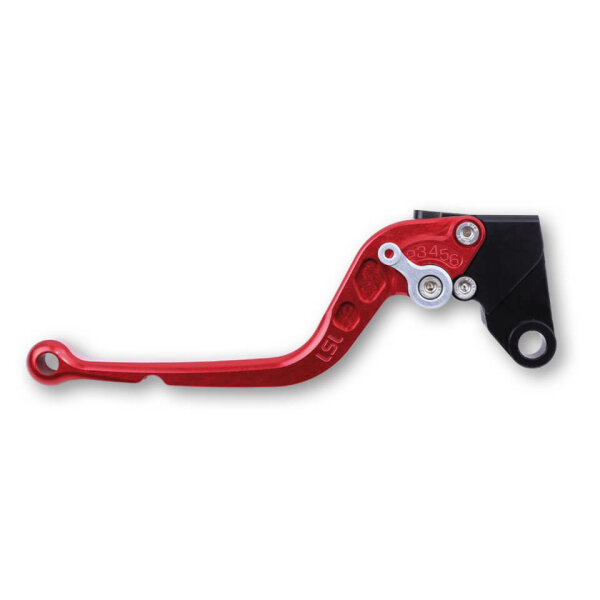 LSL Brake lever Classic R18R, red/silver, long