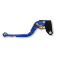 LSL Brake lever Classic R19R, blue/gold, long