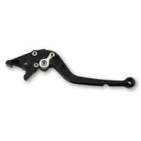 LSL Brake lever Classic R38R, black/silver, long