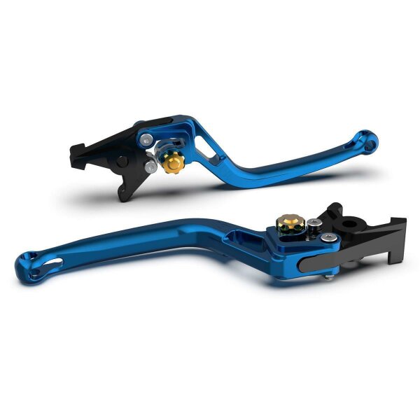 LSL Clutch lever BOW L02R, blue/gold