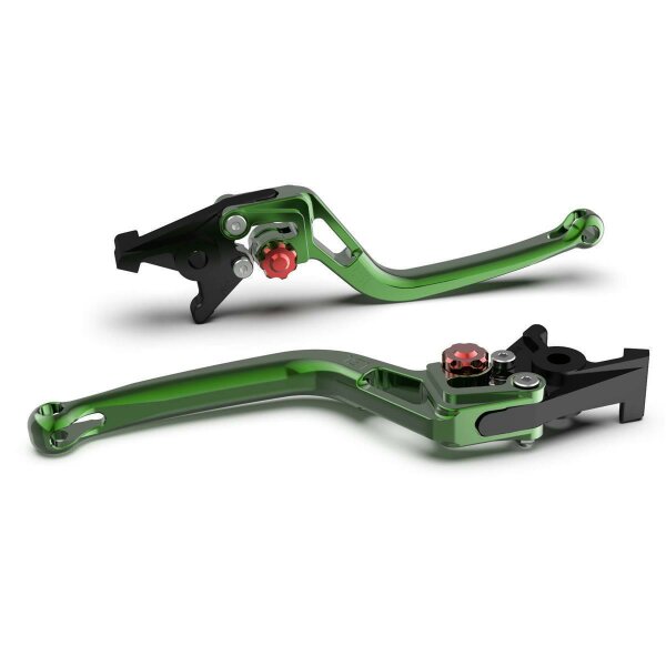 LSL Clutch lever BOW L03, green/red