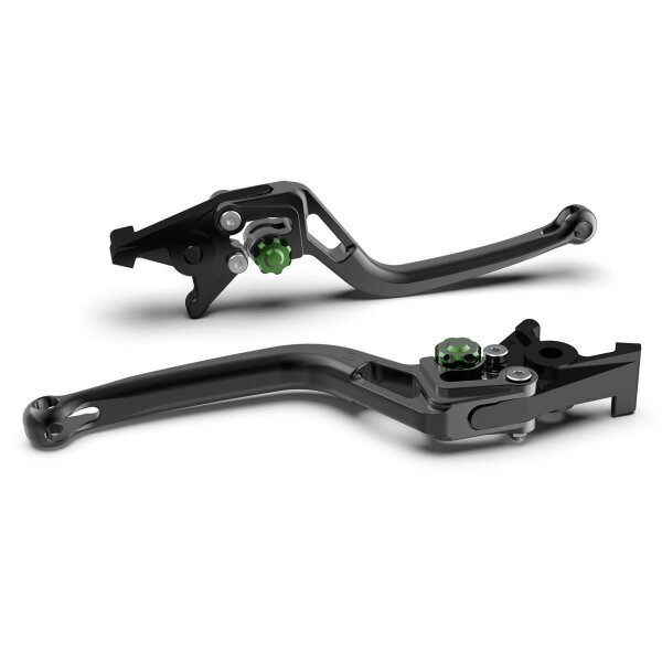 LSL Clutch lever BOW L03, black/green