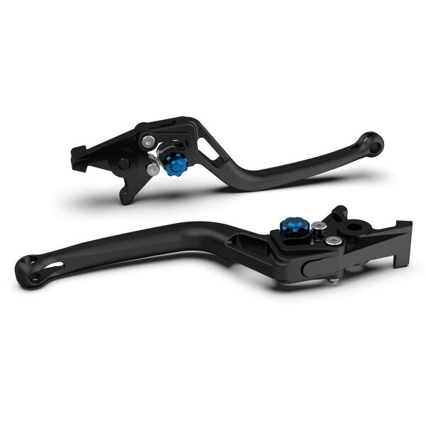 LSL Clutch lever BOW L04,black pearl blasted/blue