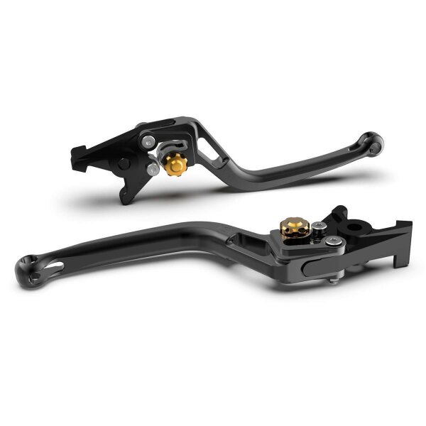 LSL Clutch lever BOW L15, black/gold