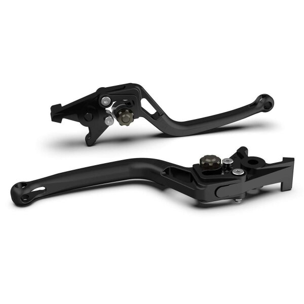 LSL Kupplungshebel BOW für Brembo 16 RCS, L37R,schwarz perlgestrahlt/anthrazit